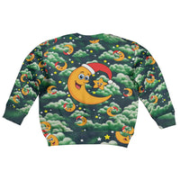 Christmas Moon and Star Kid Ugly Christmas Sweater Xmas Holiday Patterns - Wonder Print Shop