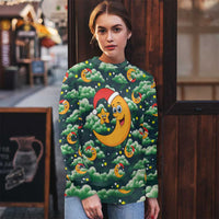 Christmas Moon and Star Ugly Christmas Sweater Xmas Holiday Patterns - Wonder Print Shop