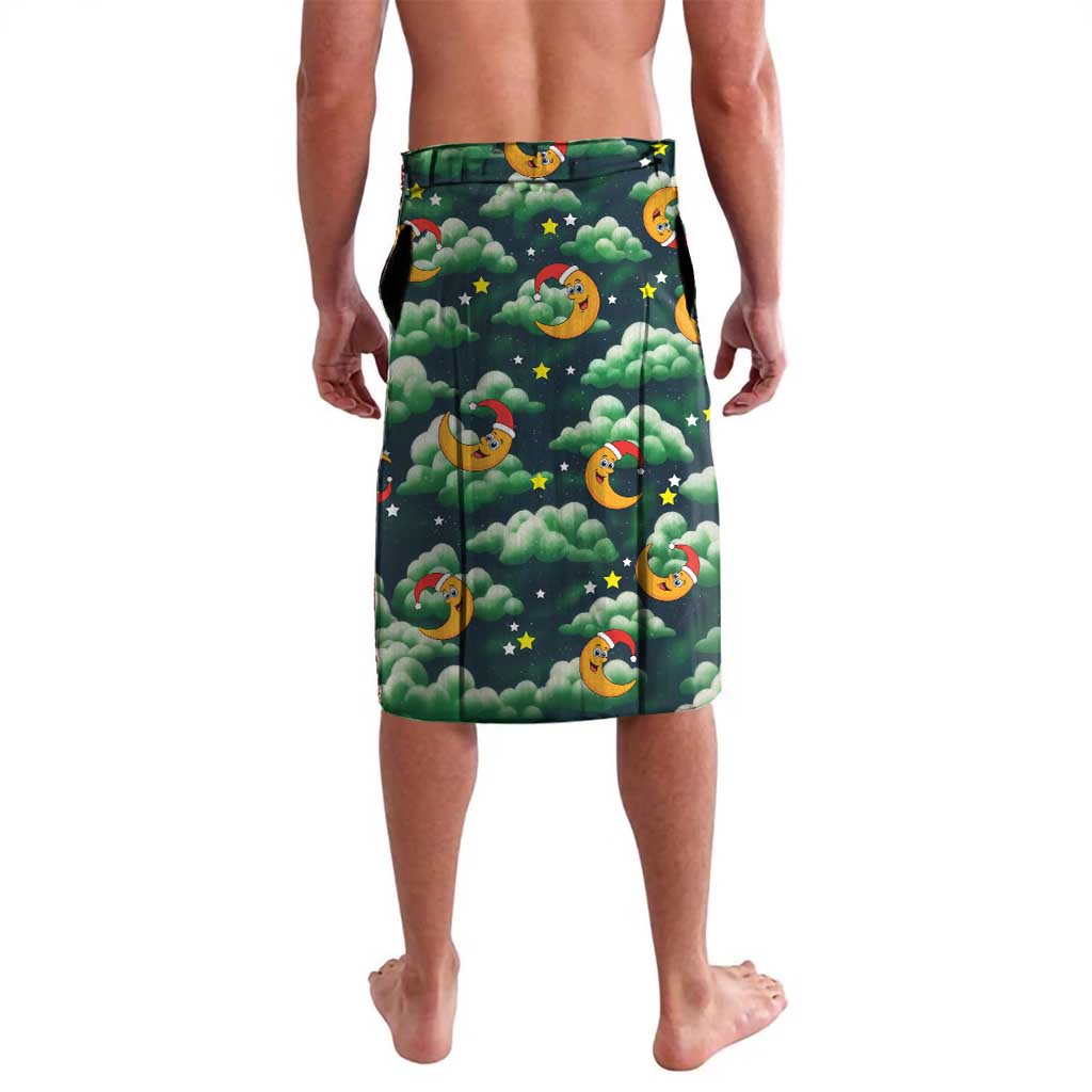 Christmas Moon and Star Lavalava Xmas Holiday Patterns - Wonder Print Shop