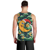 Christmas Moon and Star Men Tank Top Xmas Holiday Patterns - Wonder Print Shop