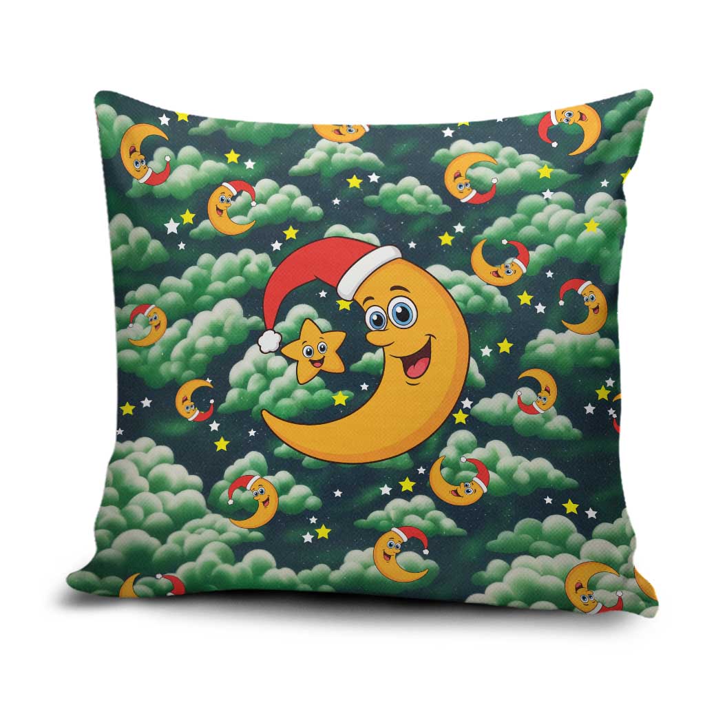 Christmas Moon and Star Pillow Cover Xmas Holiday Patterns - Wonder Print Shop