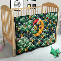 Christmas Moon and Star Quilt Xmas Holiday Patterns - Wonder Print Shop