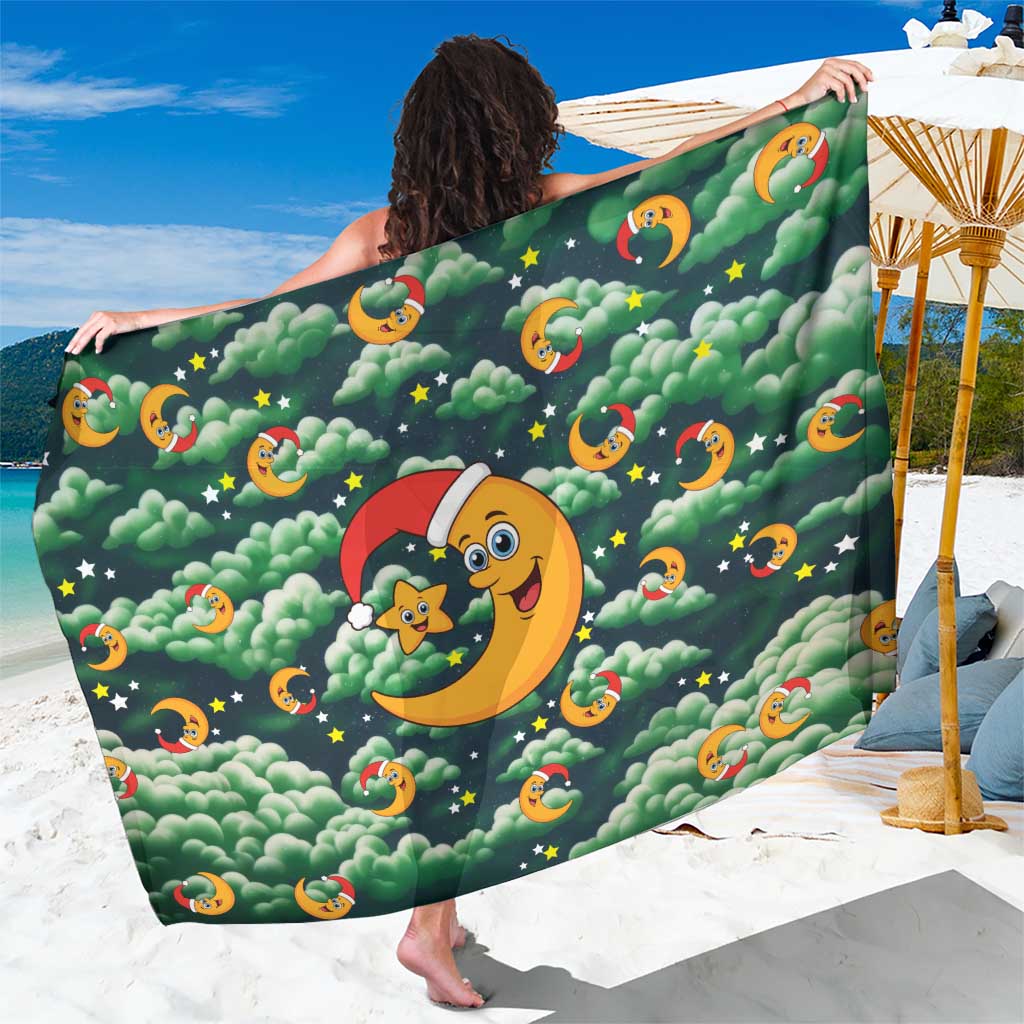 Christmas Moon and Star Sarong Xmas Holiday Patterns - Wonder Print Shop