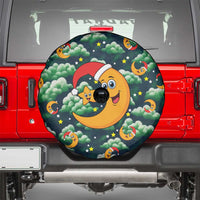 Christmas Moon and Star Spare Tire Cover Xmas Holiday Patterns - Wonder Print Shop