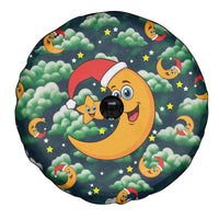 Christmas Moon and Star Spare Tire Cover Xmas Holiday Patterns - Wonder Print Shop