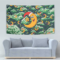 Christmas Moon and Star Tapestry Xmas Holiday Patterns - Wonder Print Shop