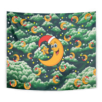 Christmas Moon and Star Tapestry Xmas Holiday Patterns - Wonder Print Shop