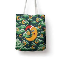 Christmas Moon and Star Tote Bag Xmas Holiday Patterns - Wonder Print Shop