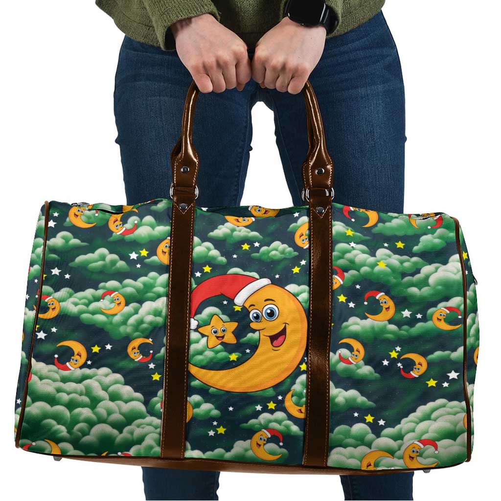 Christmas Moon and Star Travel Bag Xmas Holiday Patterns - Wonder Print Shop