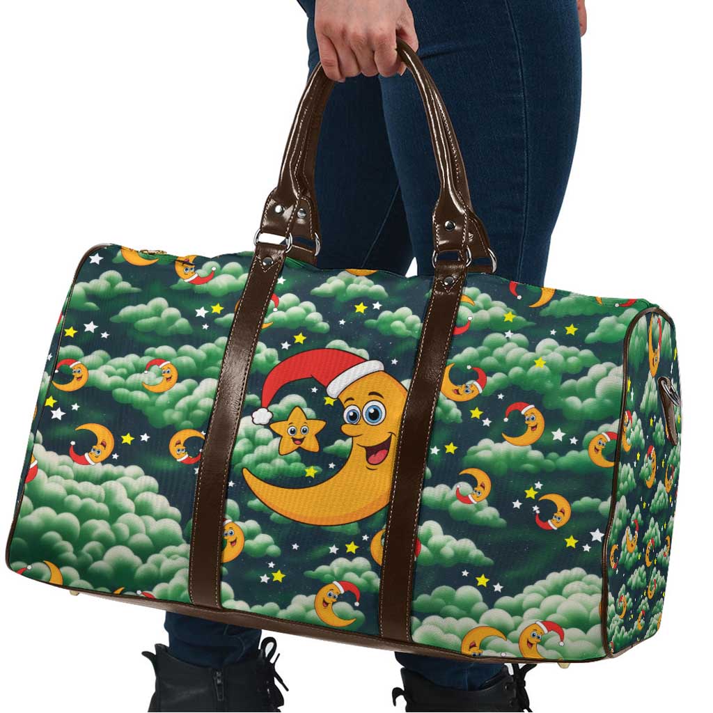 Christmas Moon and Star Travel Bag Xmas Holiday Patterns - Wonder Print Shop