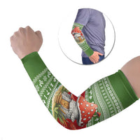 Christmas Mushroom House Arm Sleeves Xmas Holiday Patterns - Wonder Print Shop