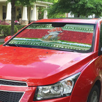 Christmas Mushroom House Auto Sun Shade Xmas Holiday Patterns - Wonder Print Shop