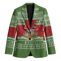 Christmas Mushroom House Blazer Xmas Holiday Patterns - Wonder Print Shop