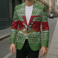 Christmas Mushroom House Blazer Xmas Holiday Patterns - Wonder Print Shop