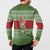Christmas Mushroom House Button Sweatshirt Xmas Holiday Patterns - Wonder Print Shop