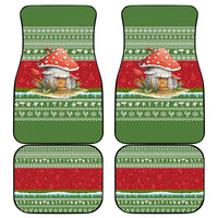Christmas Mushroom House Car Mats Xmas Holiday Patterns - Wonder Print Shop