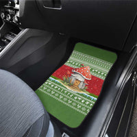 Christmas Mushroom House Car Mats Xmas Holiday Patterns - Wonder Print Shop