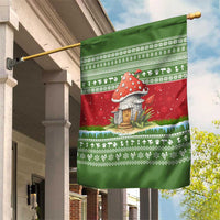 Christmas Mushroom House Garden Flag Xmas Holiday Patterns - Wonder Print Shop
