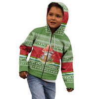 Christmas Mushroom House Kid Hoodie Xmas Holiday Patterns - Wonder Print Shop