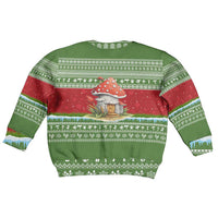 Christmas Mushroom House Kid Ugly Christmas Sweater Xmas Holiday Patterns - Wonder Print Shop