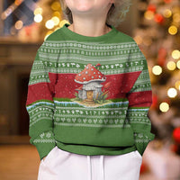 Christmas Mushroom House Kid Ugly Christmas Sweater Xmas Holiday Patterns - Wonder Print Shop