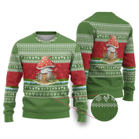 Christmas Mushroom House Ugly Christmas Sweater Xmas Holiday Patterns - Wonder Print Shop