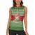 Christmas Mushroom House Women Sleeveless Polo Shirt Xmas Holiday Patterns - Wonder Print Shop