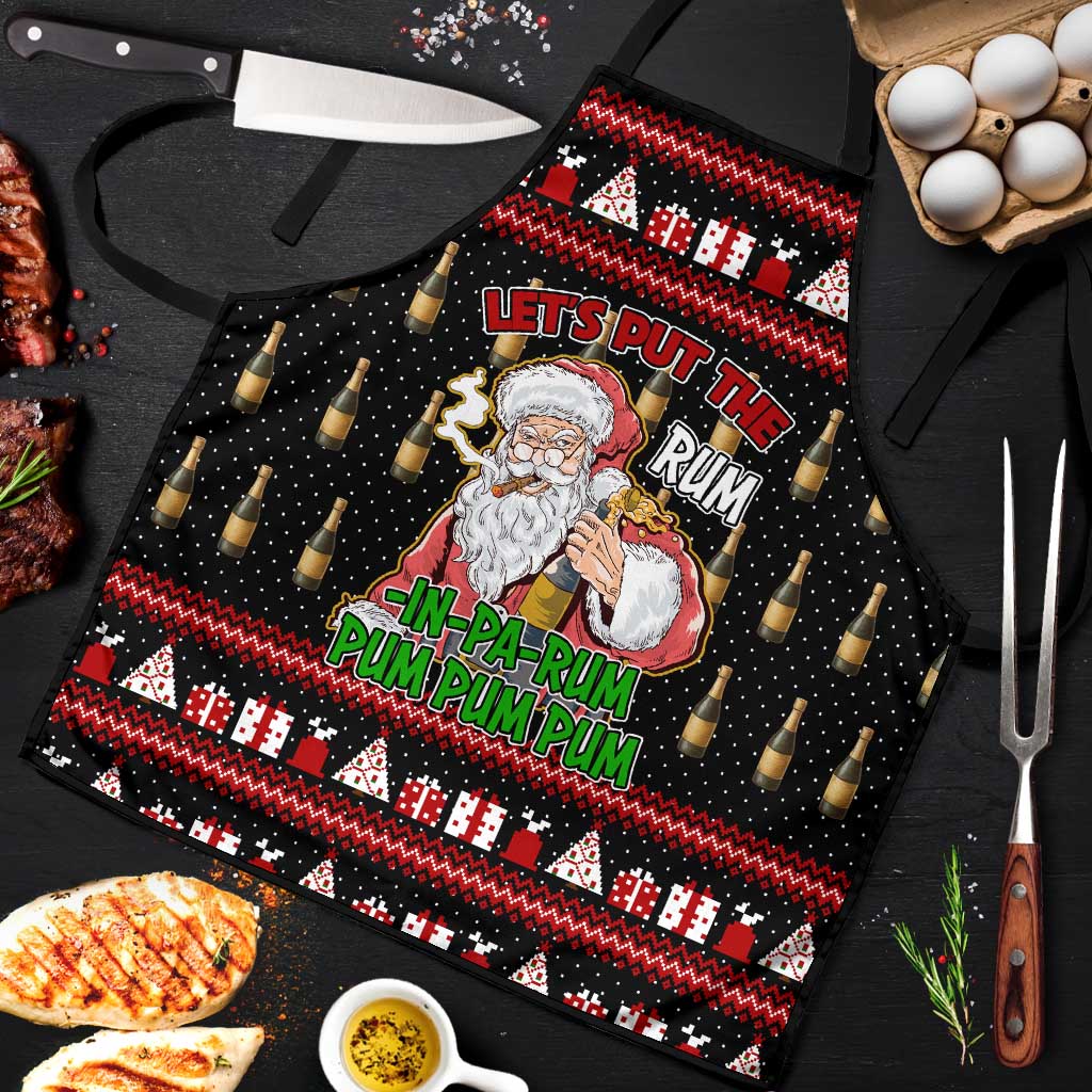 Santa Claus Christmas Apron Xmas Holiday Patterns - Wonder Print Shop