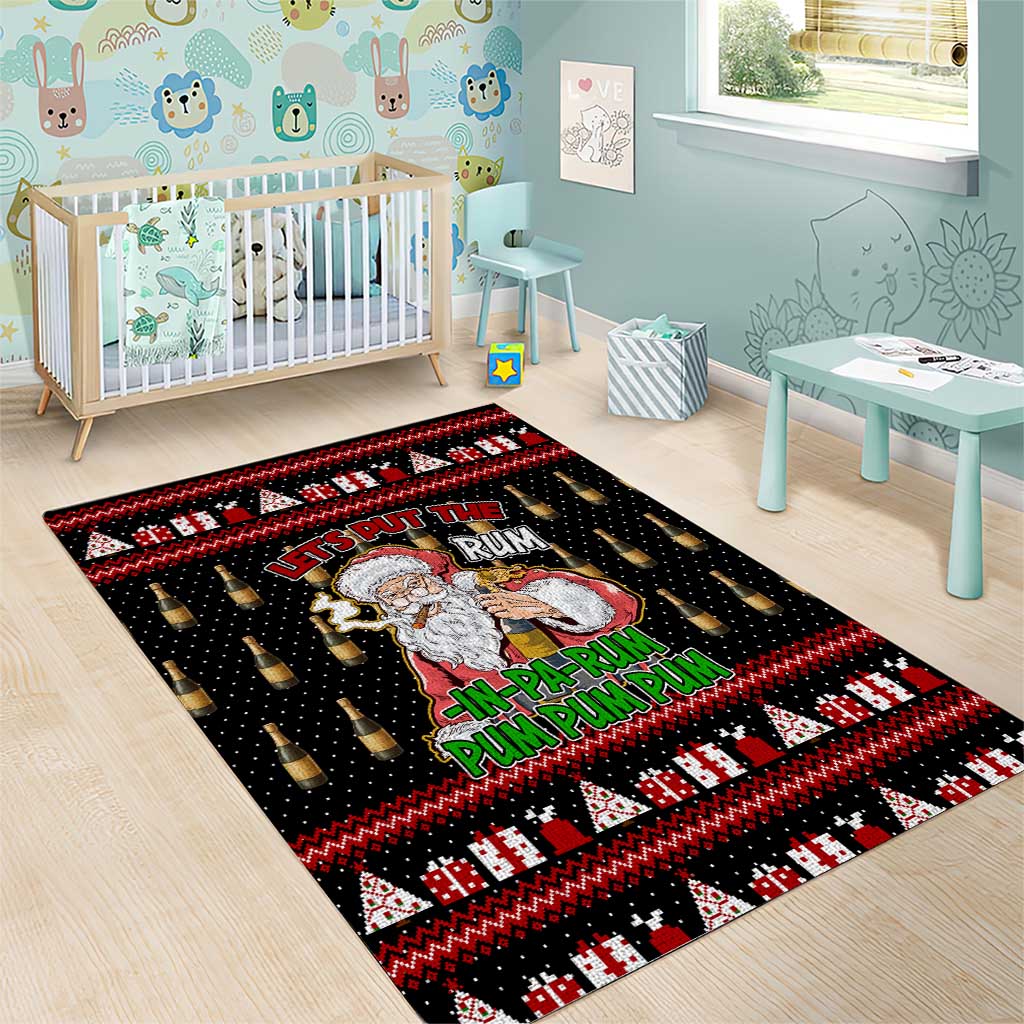 Santa Claus Christmas Area Rug Xmas Holiday Patterns - Wonder Print Shop