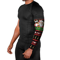 Santa Claus Christmas Arm Sleeves Xmas Holiday Patterns - Wonder Print Shop