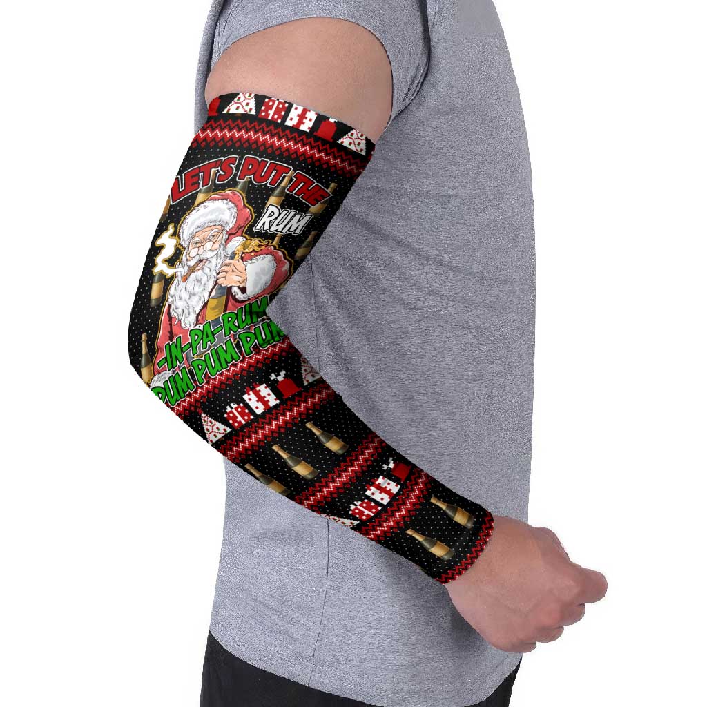 Santa Claus Christmas Arm Sleeves Xmas Holiday Patterns - Wonder Print Shop