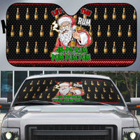 Santa Claus Christmas Auto Sun Shade Xmas Holiday Patterns - Wonder Print Shop