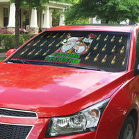 Santa Claus Christmas Auto Sun Shade Xmas Holiday Patterns - Wonder Print Shop