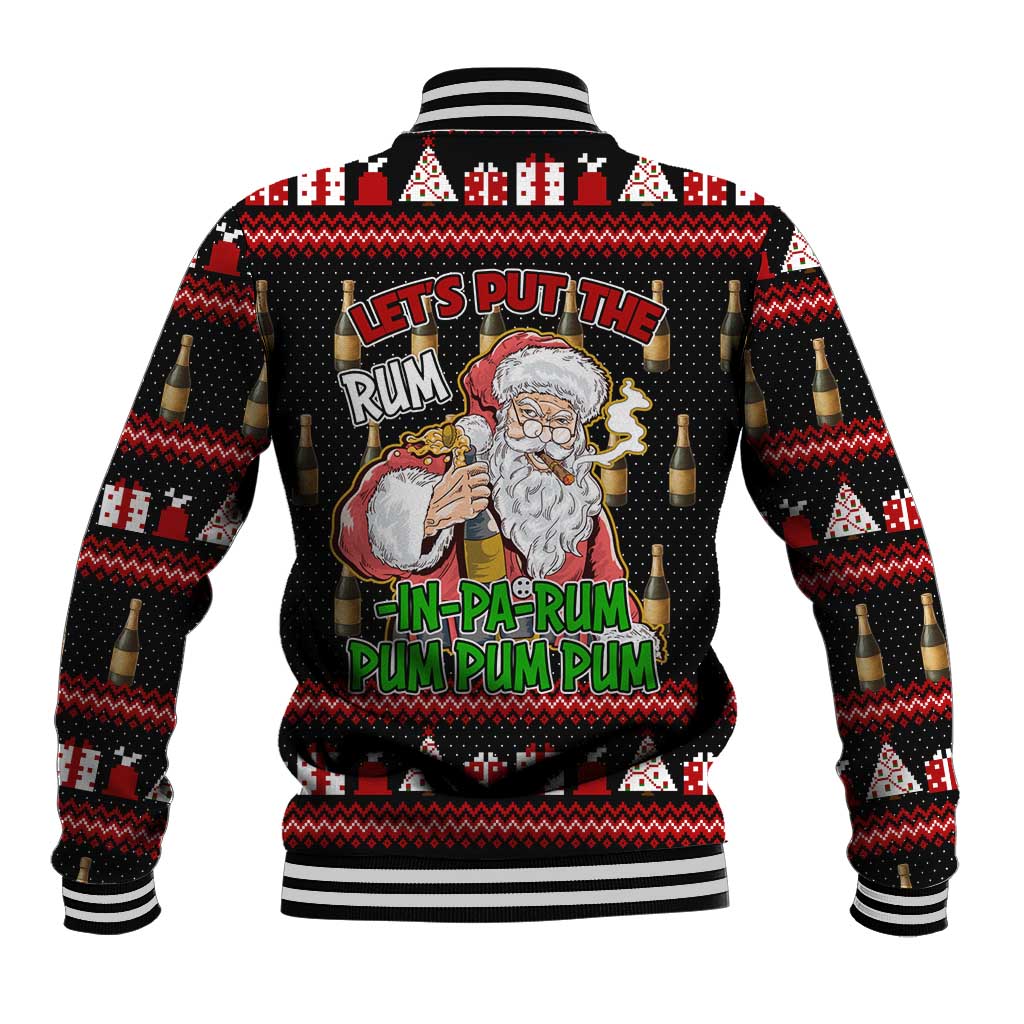 Santa Claus Christmas Baseball Jacket Xmas Holiday Patterns - Wonder Print Shop
