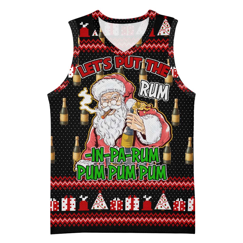 Santa Claus Christmas Basketball Jersey Xmas Holiday Patterns - Wonder Print Shop