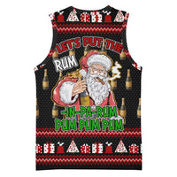 Santa Claus Christmas Basketball Jersey Xmas Holiday Patterns - Wonder Print Shop