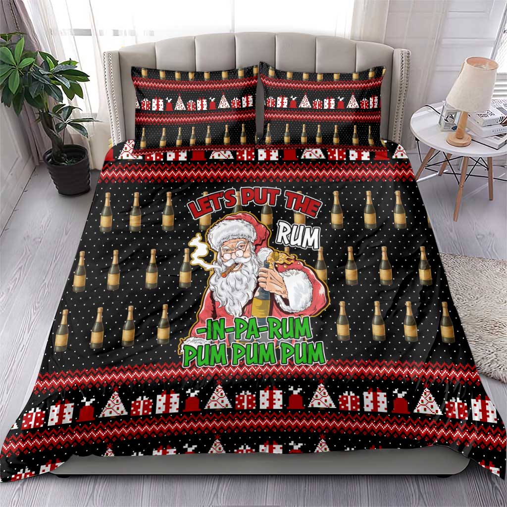 Santa Claus Christmas Bedding Set Xmas Holiday Patterns - Wonder Print Shop