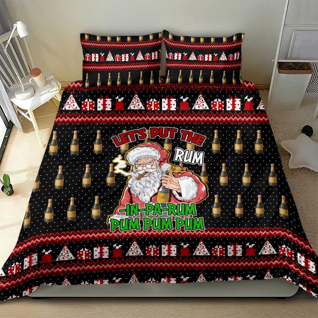 Santa Claus Christmas Bedding Set Xmas Holiday Patterns - Wonder Print Shop