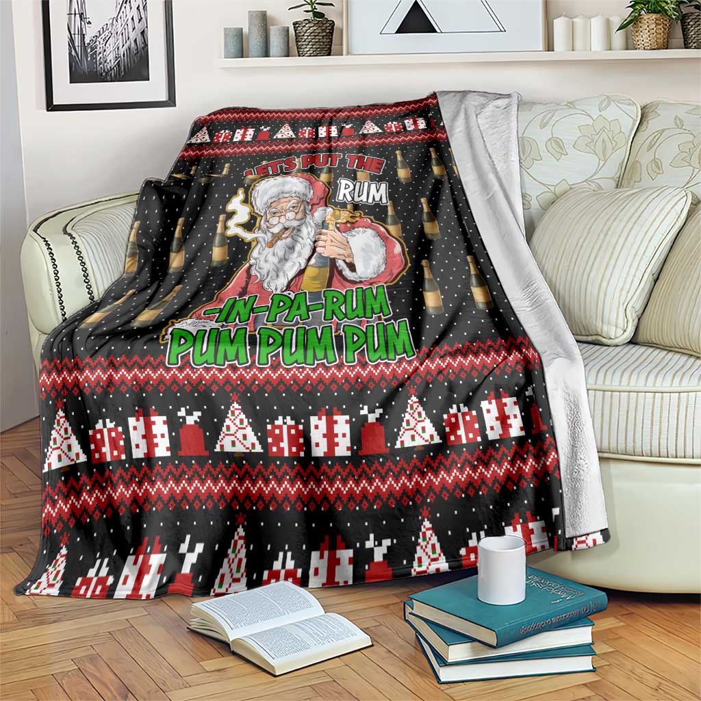 Santa Claus Christmas Blanket Xmas Holiday Patterns - Wonder Print Shop
