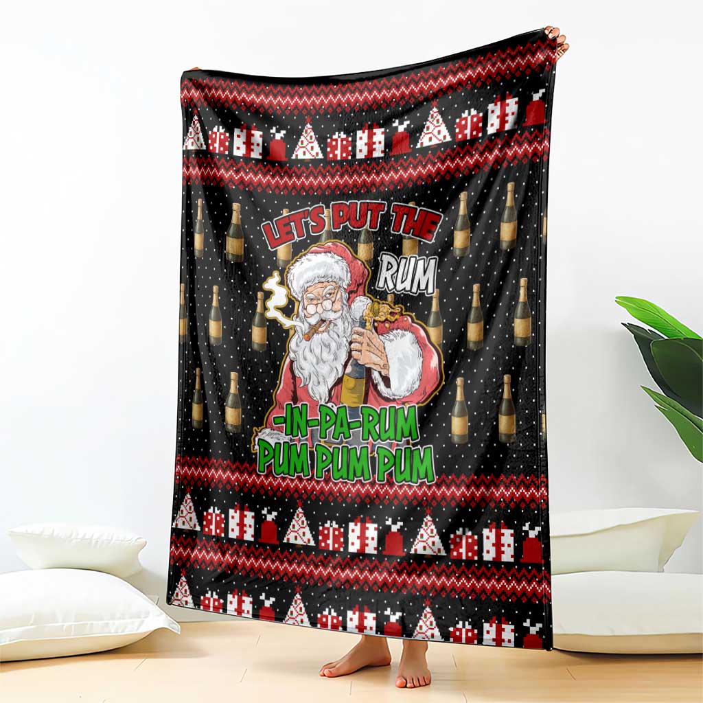 Santa Claus Christmas Blanket Xmas Holiday Patterns - Wonder Print Shop