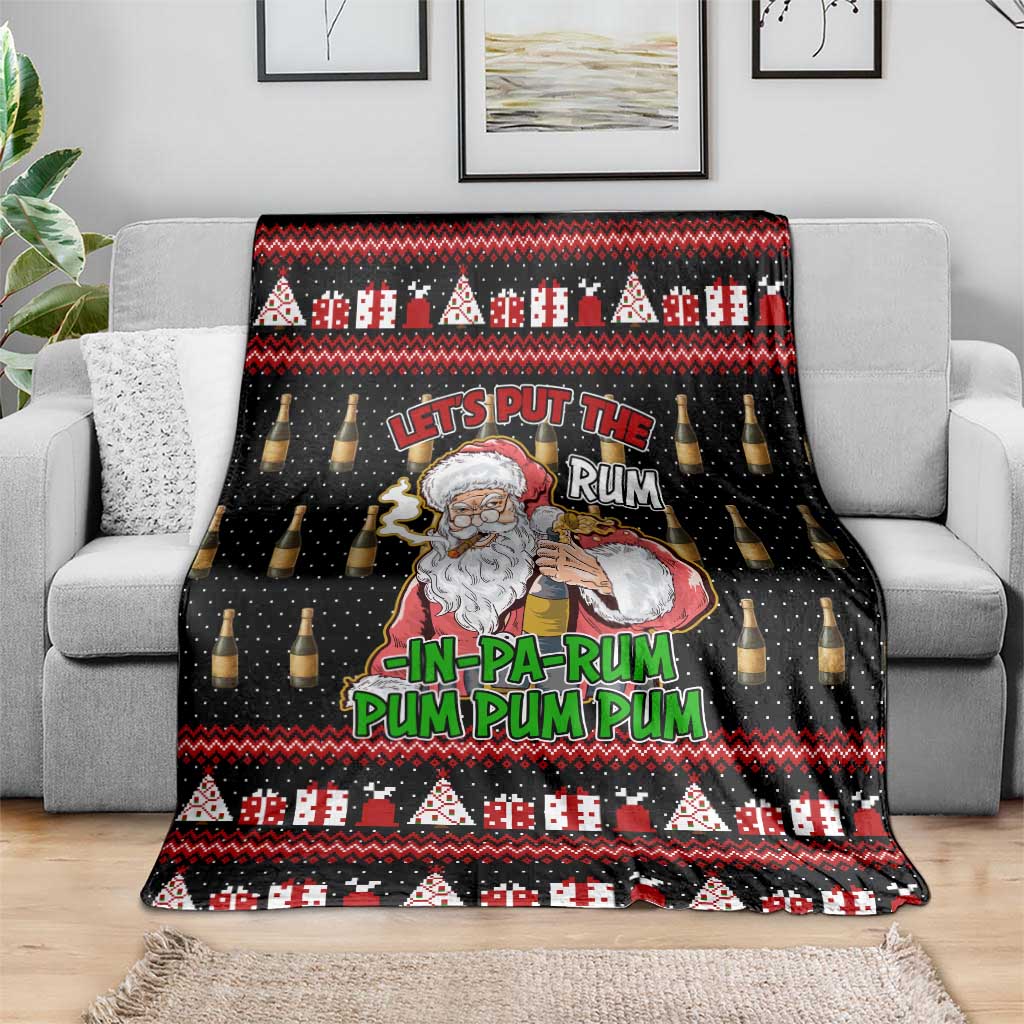 Santa Claus Christmas Blanket Xmas Holiday Patterns - Wonder Print Shop