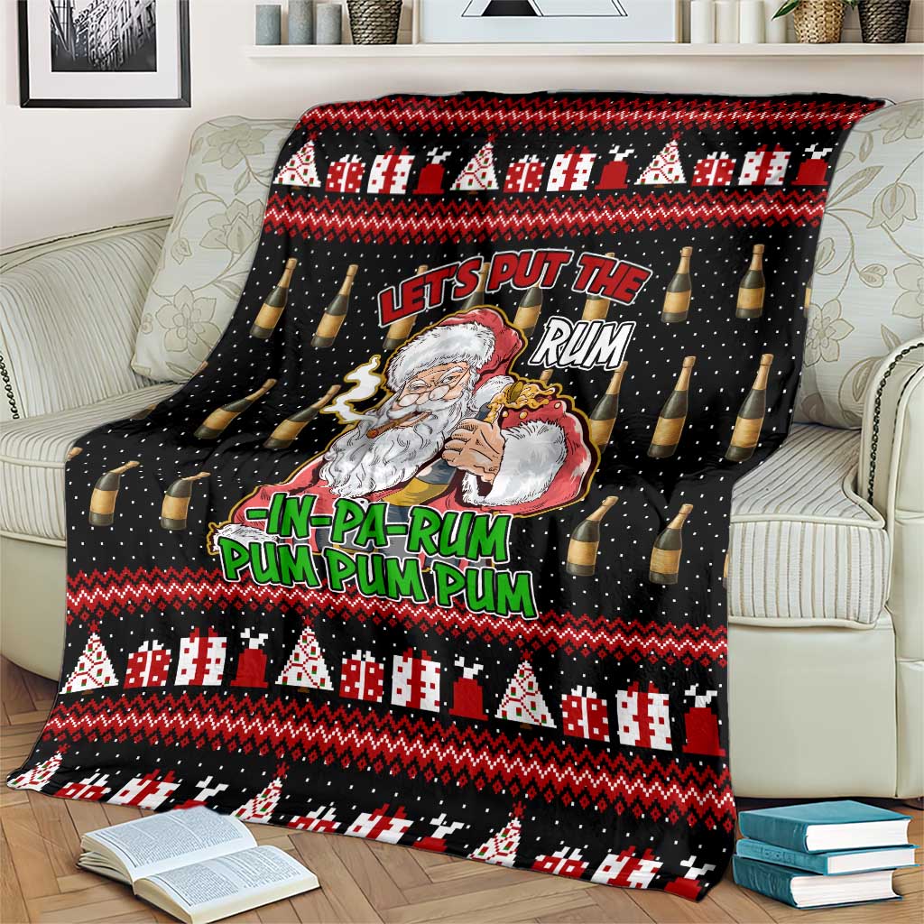 Santa Claus Christmas Blanket Xmas Holiday Patterns - Wonder Print Shop
