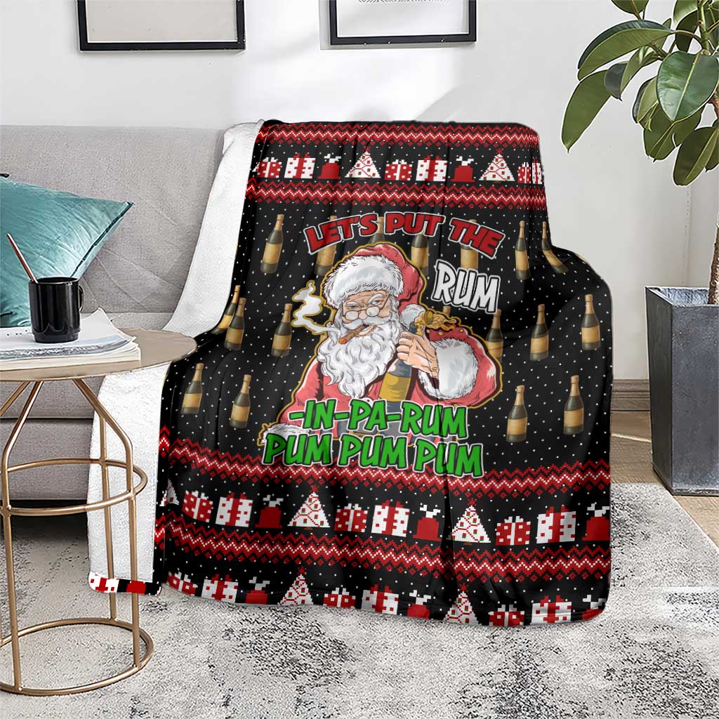 Santa Claus Christmas Blanket Xmas Holiday Patterns - Wonder Print Shop