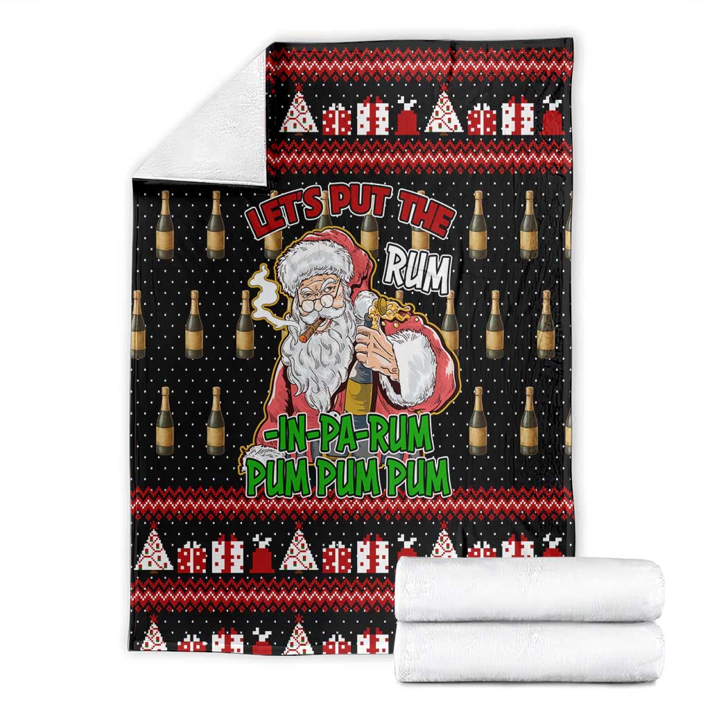Santa Claus Christmas Blanket Xmas Holiday Patterns - Wonder Print Shop