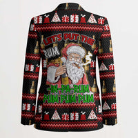 Santa Claus Christmas Blazer Xmas Holiday Patterns - Wonder Print Shop