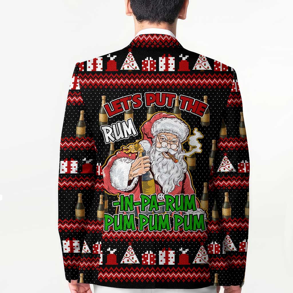 Santa Claus Christmas Blazer Xmas Holiday Patterns - Wonder Print Shop