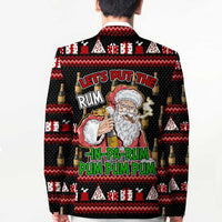 Santa Claus Christmas Blazer Xmas Holiday Patterns - Wonder Print Shop
