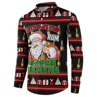 Santa Claus Christmas Button Sweatshirt Xmas Holiday Patterns - Wonder Print Shop