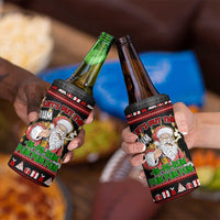 Santa Claus Christmas 4 in 1 Can Cooler Tumbler Xmas Holiday Patterns - Wonder Print Shop