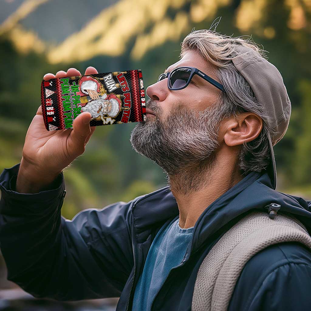 Santa Claus Christmas 4 in 1 Can Cooler Tumbler Xmas Holiday Patterns - Wonder Print Shop